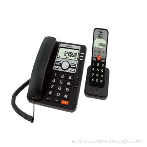 Dect phones with keypad lock function and mailbox function